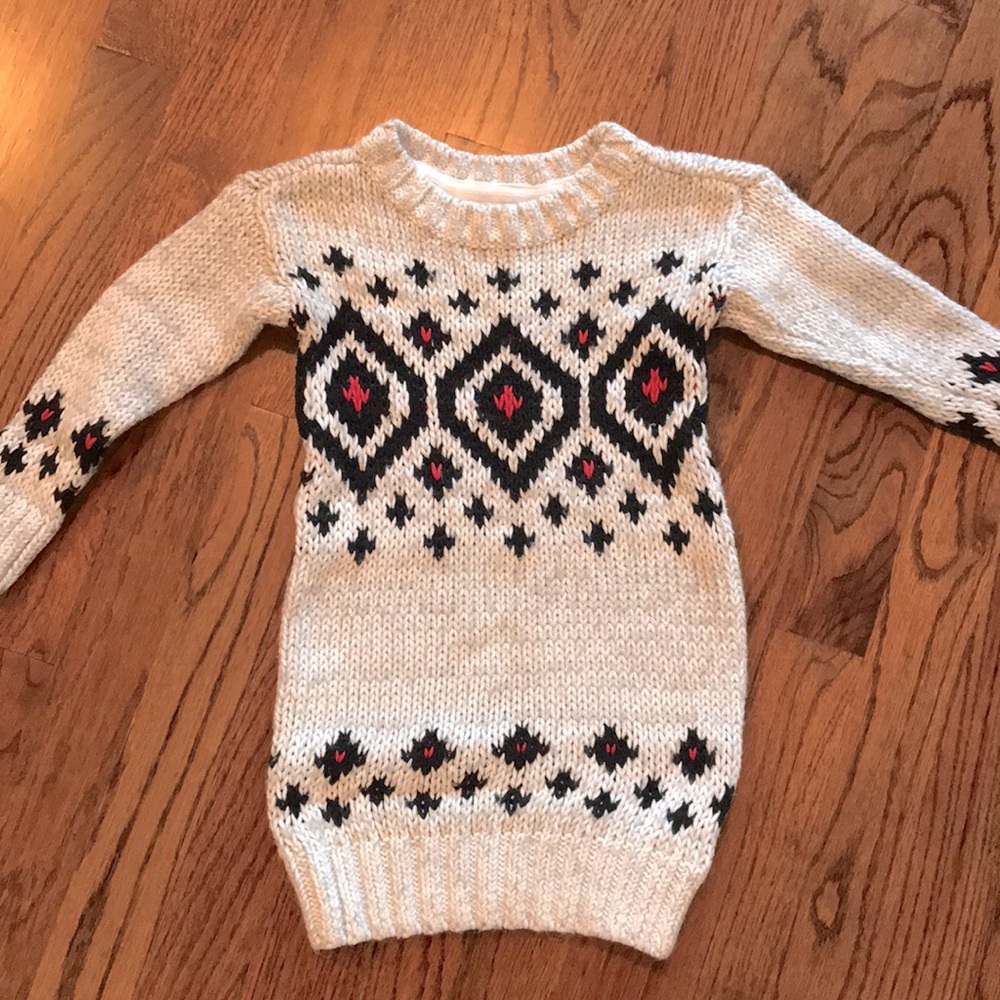 Girls Baby Gap Sweater Dress Sz 2